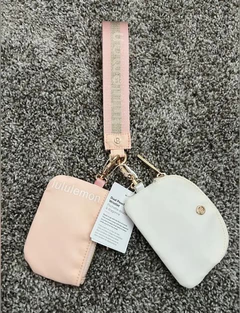 New with tags Lululemon Dual Pouch Wristlet