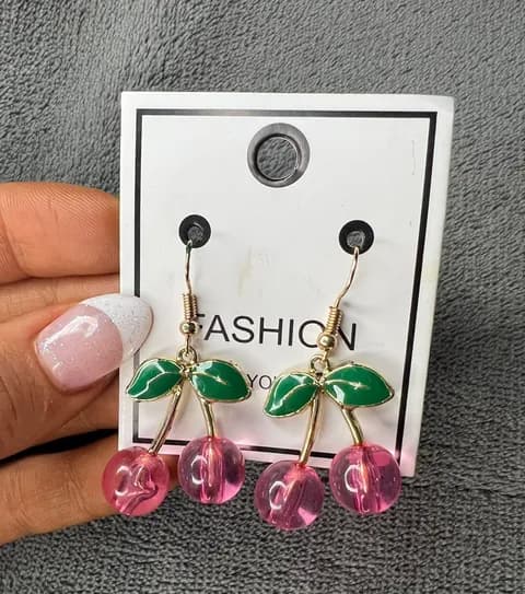 Y2K Earrings Pink
