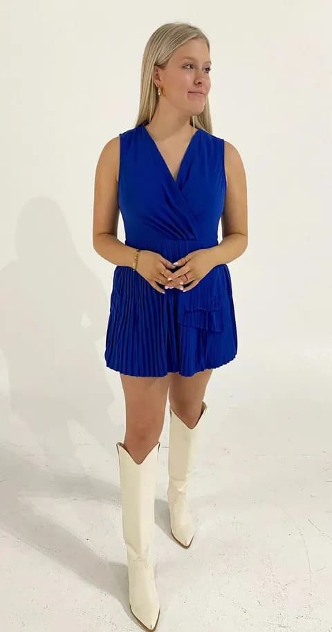 Sleeveless Tiered Romper