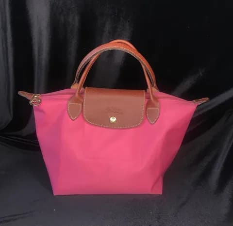 Hot pink Long champ medium bag