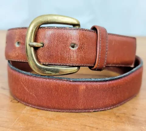 Vintage Dooney & Bourke Brown Glove Leather Belt 28