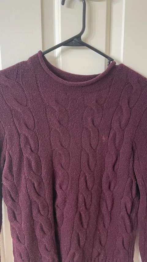 Wool Cable Knit Sweater - Ralph Lauren