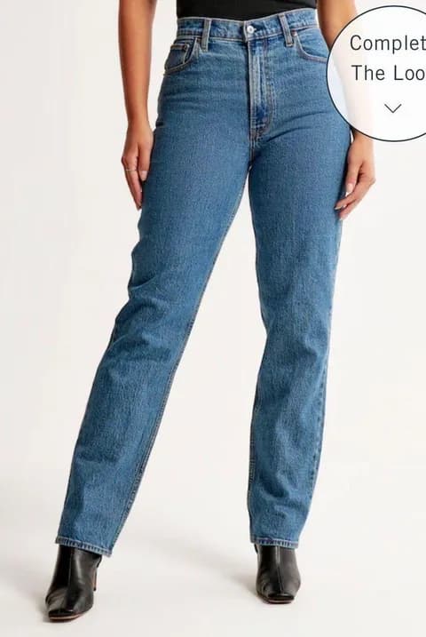 Abercrombie Curve Love 90s Straight