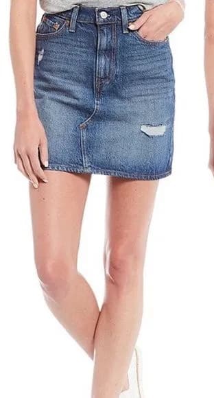 NWT Deconstructed Skirt in Middle Ave Color