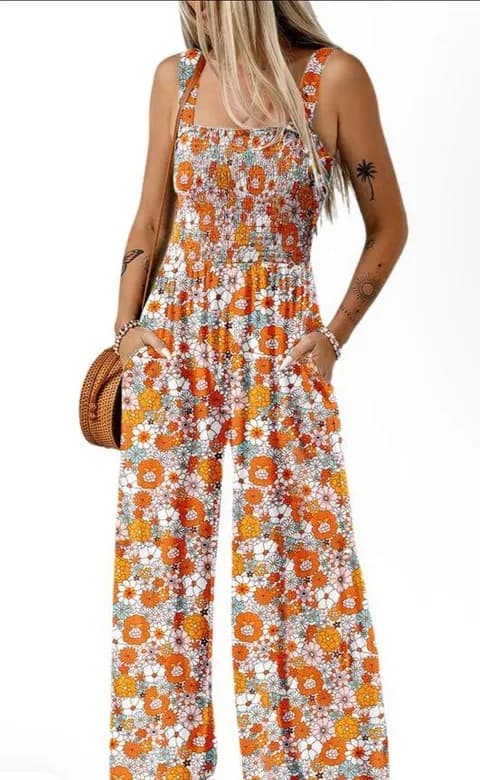 Jumpsuit Orange Size M
