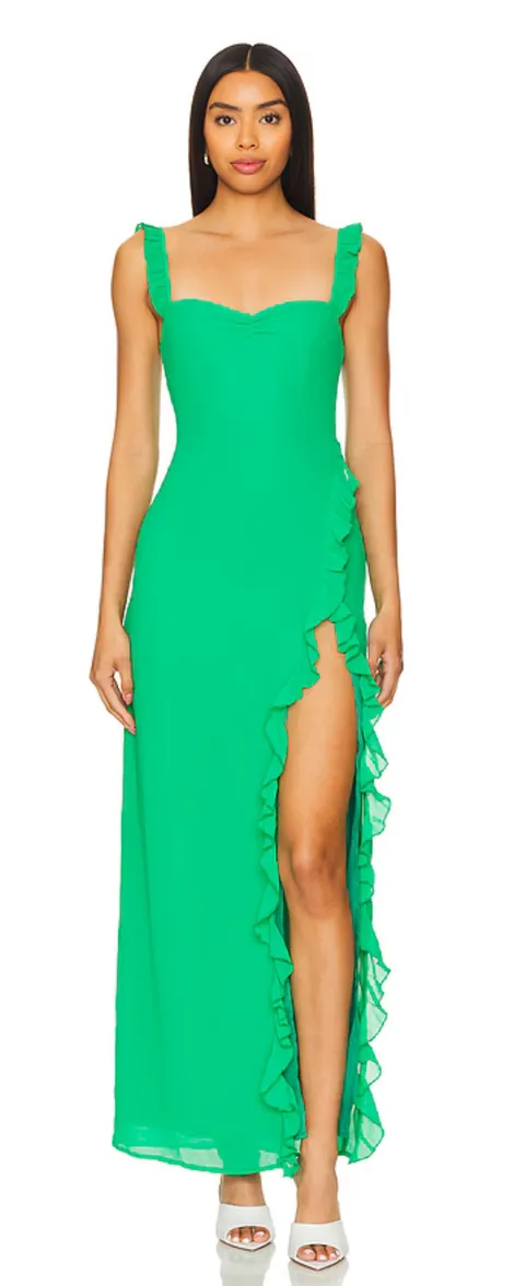 Revolve Green Formal Dress