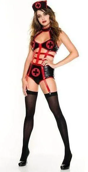 NEW Music Legs Perky Nurse Sexy Nurse Costume Size Small Medium