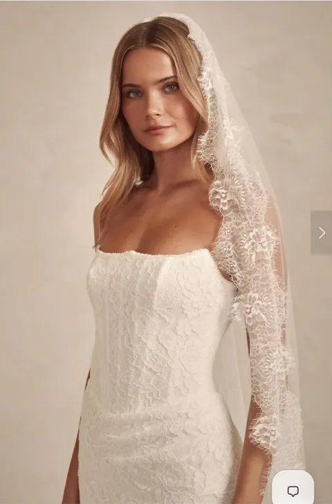 Made with Love Alice Veil White Size undefined