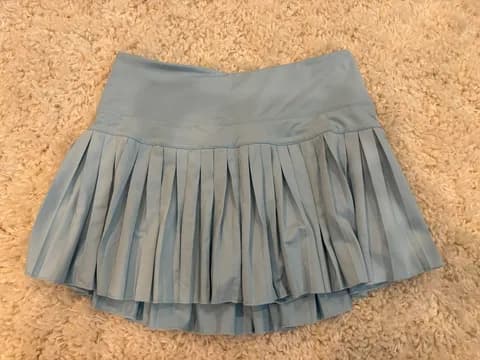 Gold Hinge Ruffle Skirt