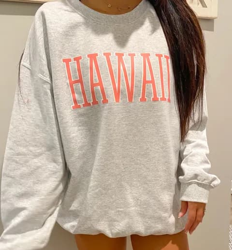 Hawaii Crewneck Pink Size L