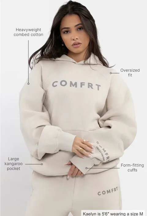 Comfrt colors hoodie and shorts set