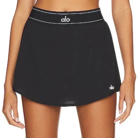 Alo Yoga Match Point Tennis Skirt Black XS