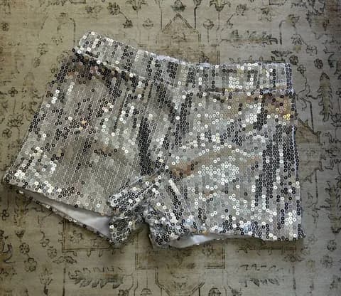 Sequin shorts