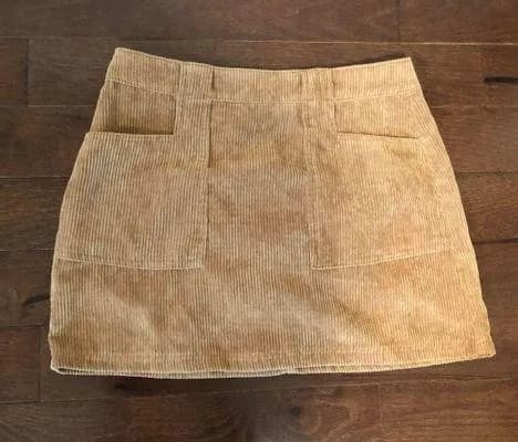 Tan Mini Skirt