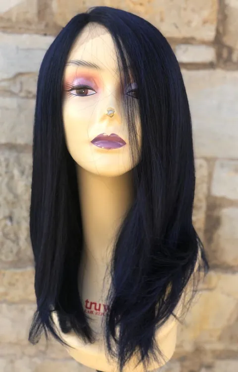 Blue black wig SALE BLUE LACE-FRONT WIG