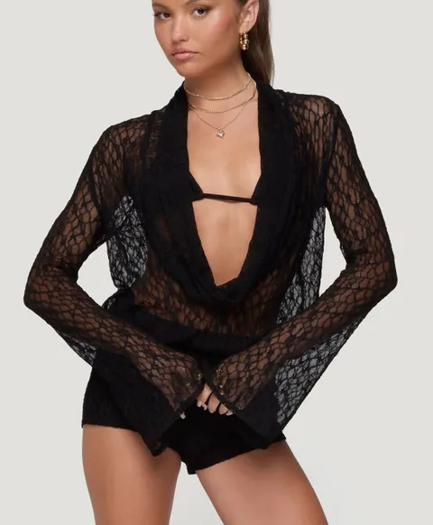 Edikted Black Lace Set