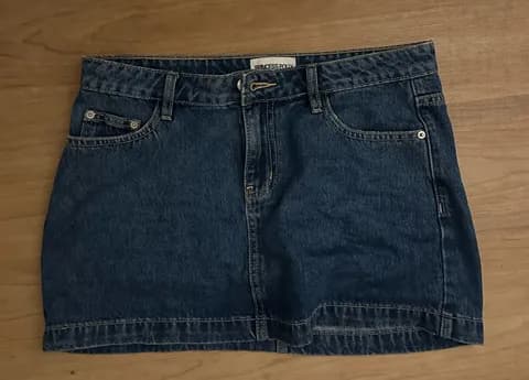 Princess Polly Dark Wash Denim skirt
