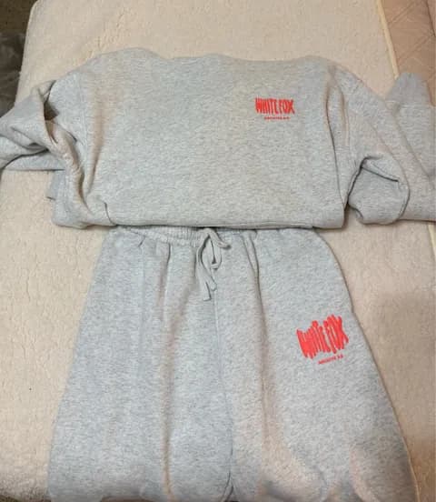 White Fox Sweat Boutique Matching Set