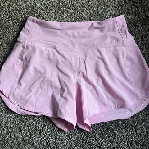 lululemon athletica Light Pink Athletic Shorts