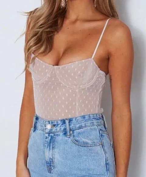 White fox women’s bodysuit
