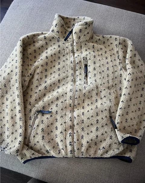 Vintage LL Bean Jacket Tan Size M