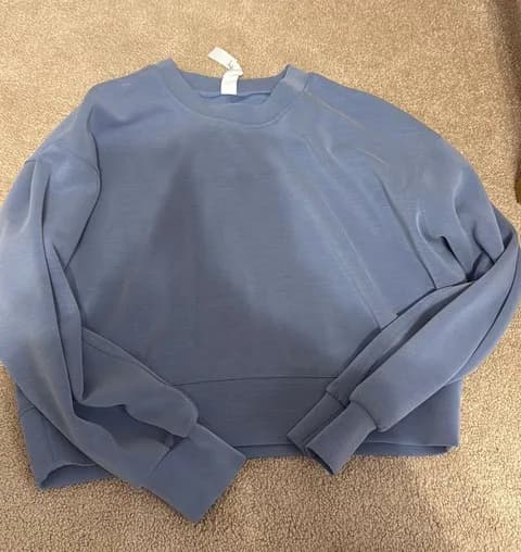 Lululemon Cropped Crew Softstreme Oversized