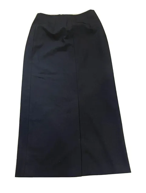 Eddie Bauer Women's Navy Modest Ankle Length Pencil Skirt Size 4