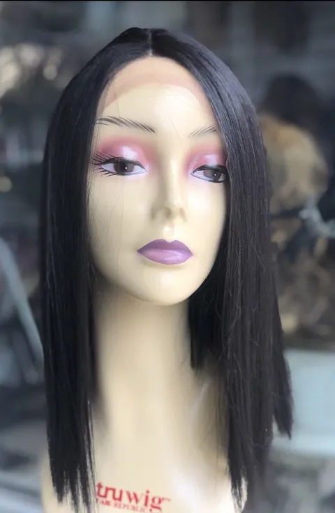 Blunt Cut Bob Swisslace Lacefront Wig