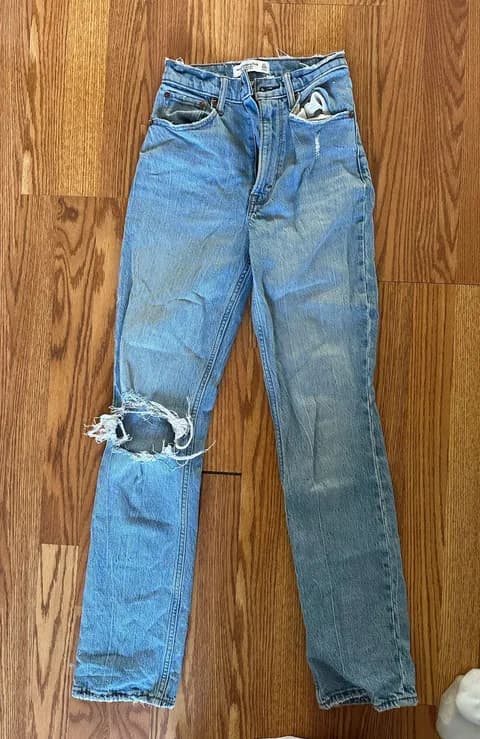 Abercrombie High-Rise Jeans 90s Straight Curve Love