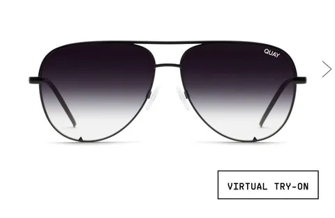 Quay Black Fade Sunglasses