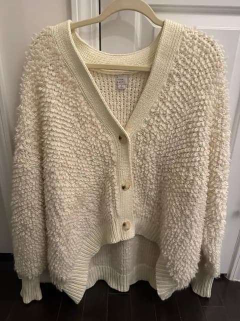 Chunky White Sweater