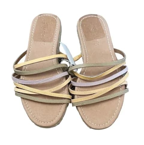 MADEWELL The Kathryn Espadrille Slide Sandal 5.5