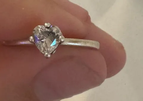 Pandora Ring Heart Silver