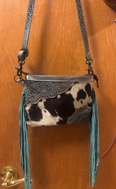 Myra Bags Cowhide Purse Crossbody