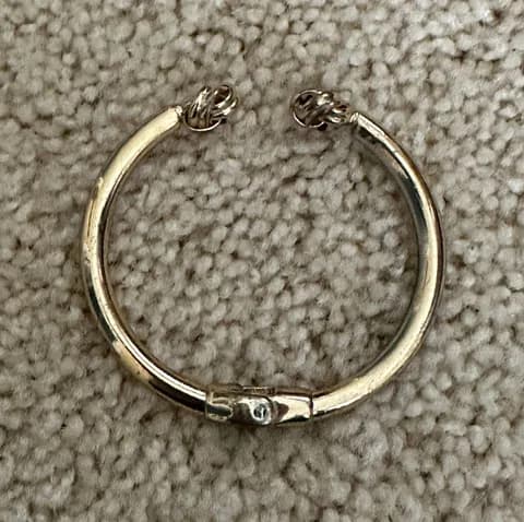 Gold Knot Bracelet Cuff