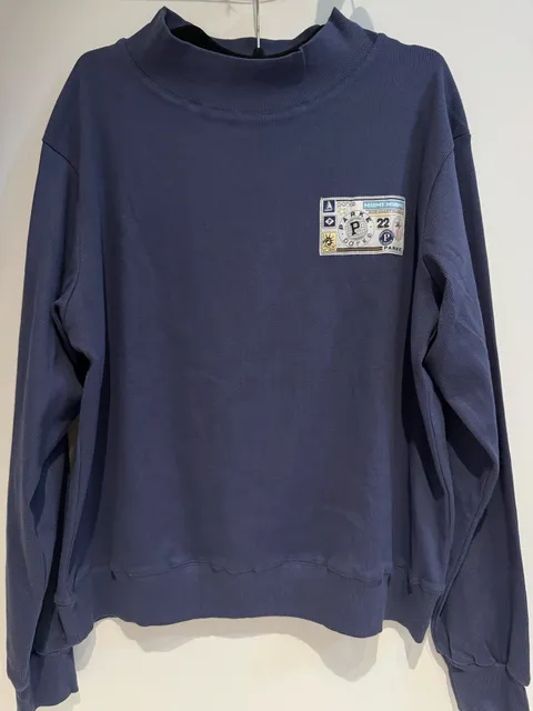 Parke Ribbed Pullover w/ Nostalgia Patch – Crown – S/M – NWT – Sold Out Online