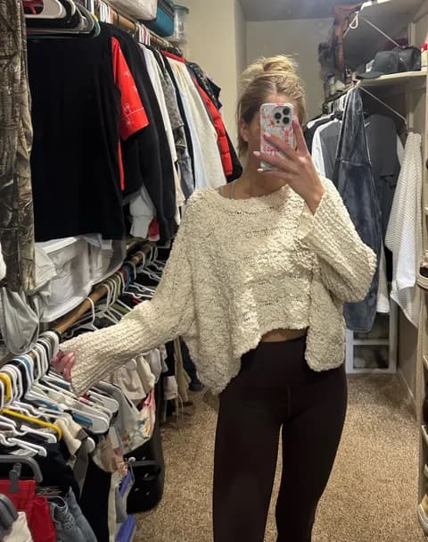 POL Sweater Oversized Chunky Knit