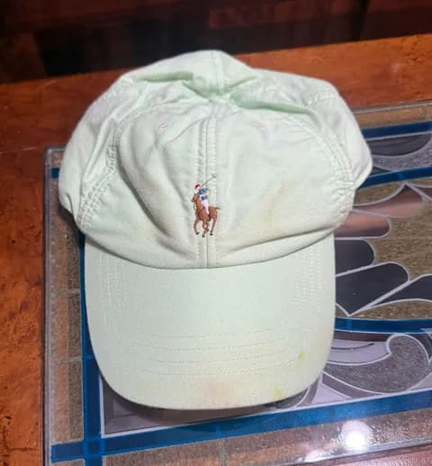Light green Polo baseball cap