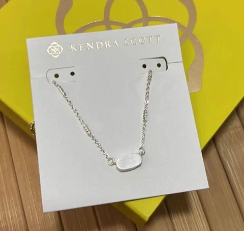 Bright Silver Pendant Necklace