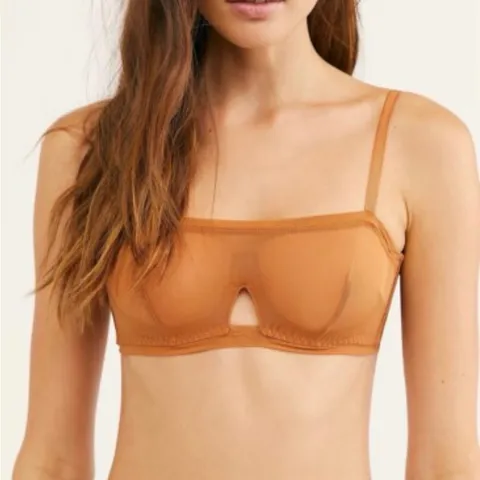 Free People We are HAH Wired Bra in Brown Sugar