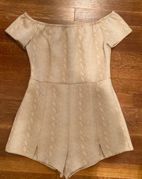 Snakeskin Romper