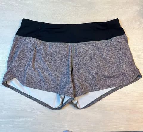 Lululemon speedup shorts grey and black