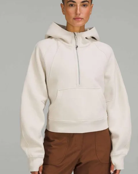 Lululemon scuba half zip hooded