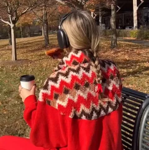 Red Half Zip Sweater