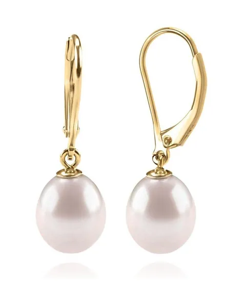 Pearl Earrings Gold