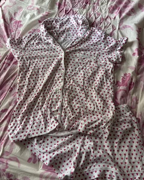 Pink Heart Roller Rabbit Pajama Set