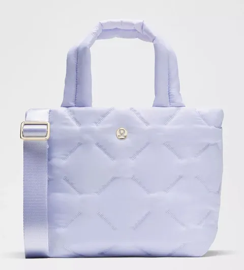 LuLulemon Quilty Pleasures Tote Bag
Mini Light Blue Quilted Shoulder Bag
