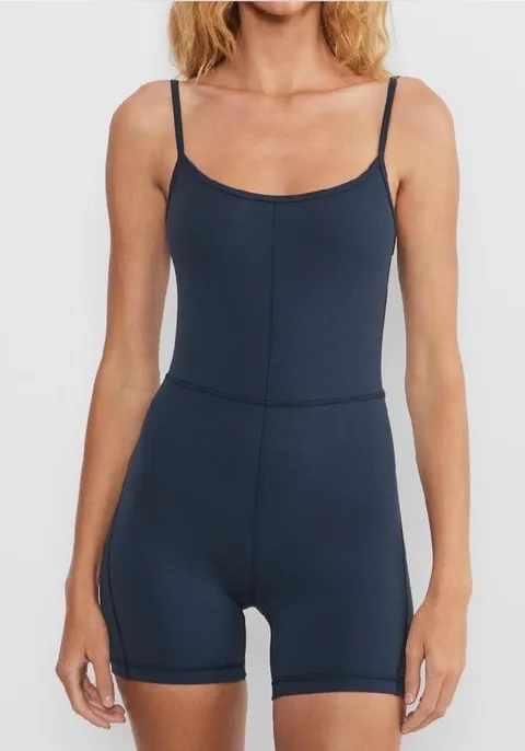 Aritzia Navy Romper