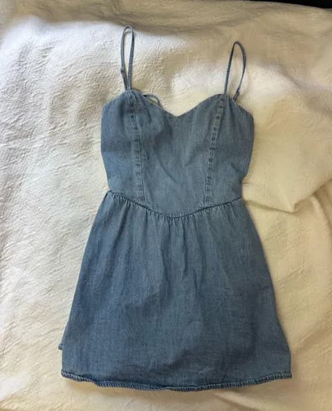 Hollister Denim Romper