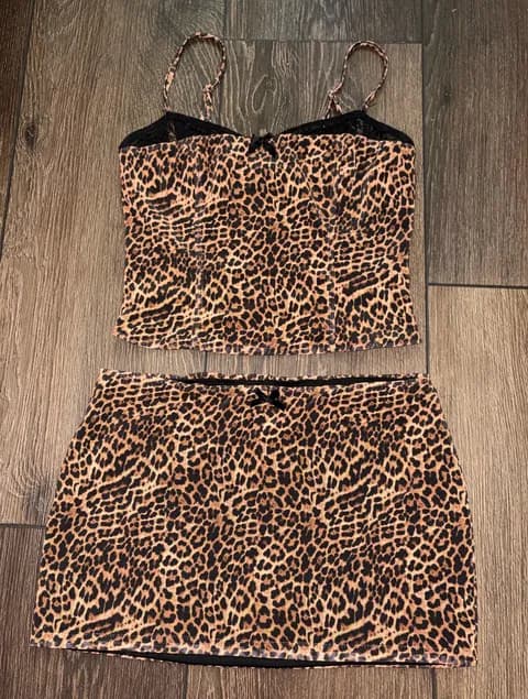 Edikted Cheetah Print set